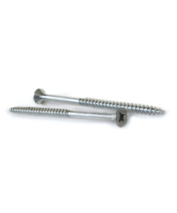 Small flat head chipboard screws partial thread with cross recess