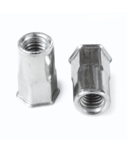 Blind rivets nuts with small head and half hexagon
