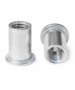 Round blind rivet nuts closed-end cylindrical head - Short type