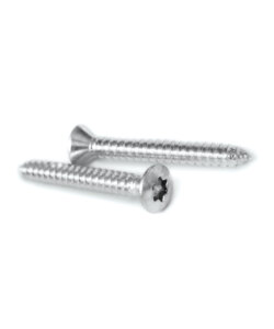 Raised countersunk head tapping screws with hexalobular socket and cone end DIN 7983 C UNI 5956 ISO 7051