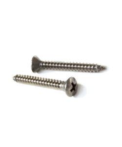Raised countersunk head tapping screws with cross recess and cone end DIN 7983 C UNI 5956 ISO 7051