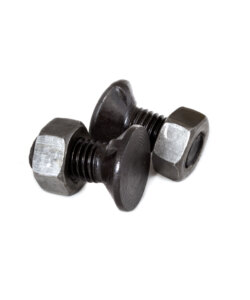Flat countersunk nib bolts with hexagon nut DIN 604 UNI 6105