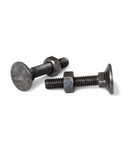Flat countersunk square neck bolts with long square and hexagon nut DIN 605 UNI 6104