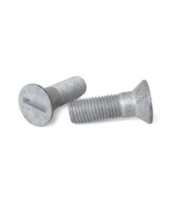 Slotted countersunk head bolts for steel structures with hexagon nut DIN 7969